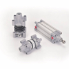 ស៊ីឡាំងខ្យល់ស្តង់ដារ ISO15552 VDMA24562 ISO6431 ជាមួយនឹងរន្ធដោត T Micky Mouse និងបំពង់មូល