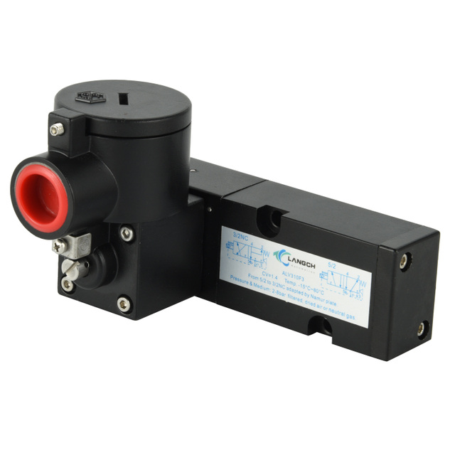 &Eacute;lectrovanne Exproof en aluminium, acier inoxydable, antid&eacute;flagrante, IP67 ATEX IECEX NEPSI, norme Namur